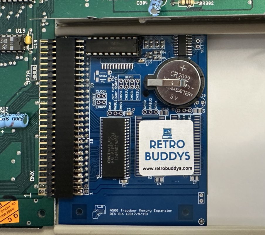 Extension Mémoire TELMEX 512KB Pour Amiga 500/A500+ - Pour Pièces, Avec Boîte