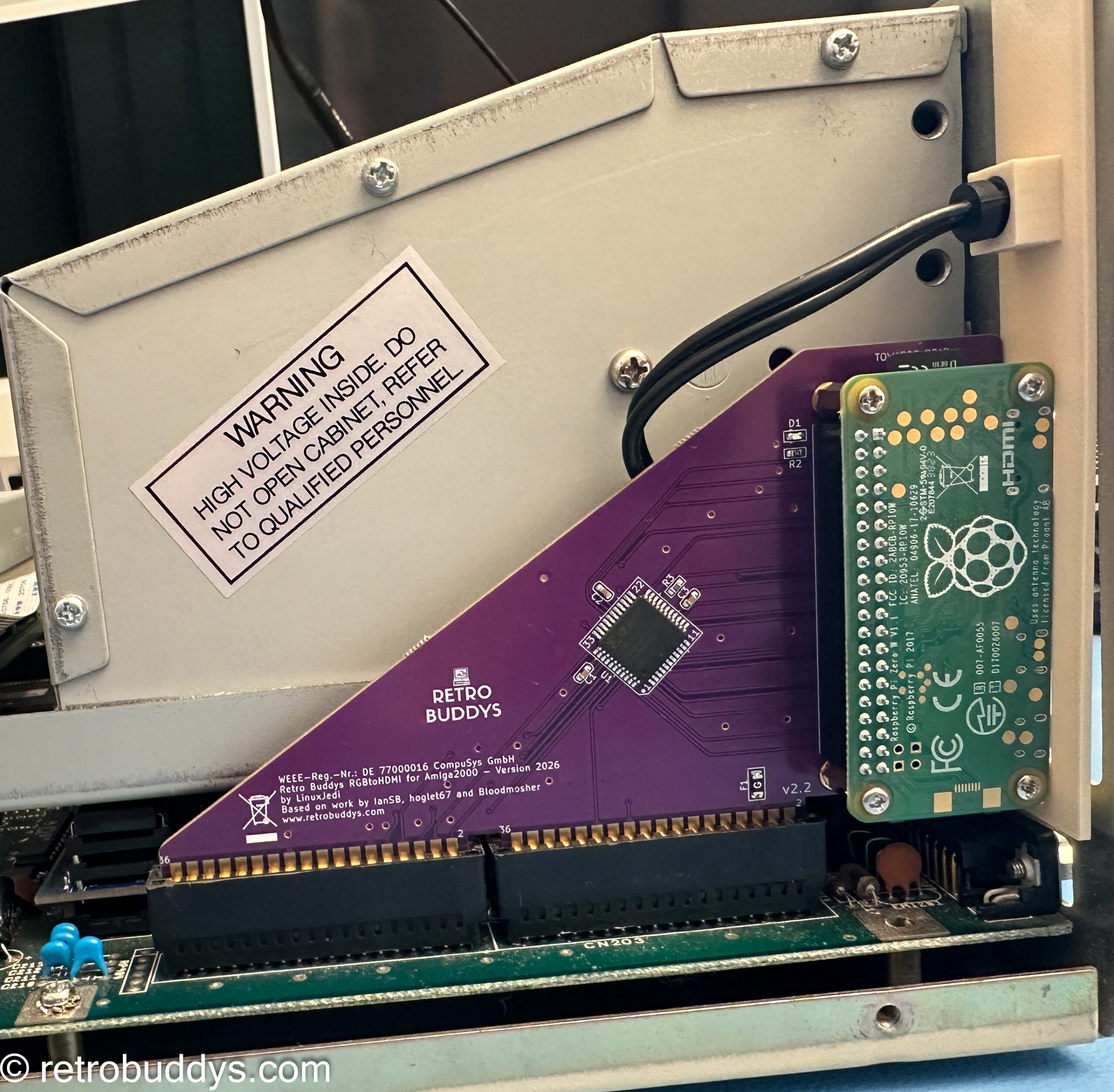 Adaptateur RGB vers HDMI pour Amiga 2000, NEUF, avec audio HDMI en option – Image 15