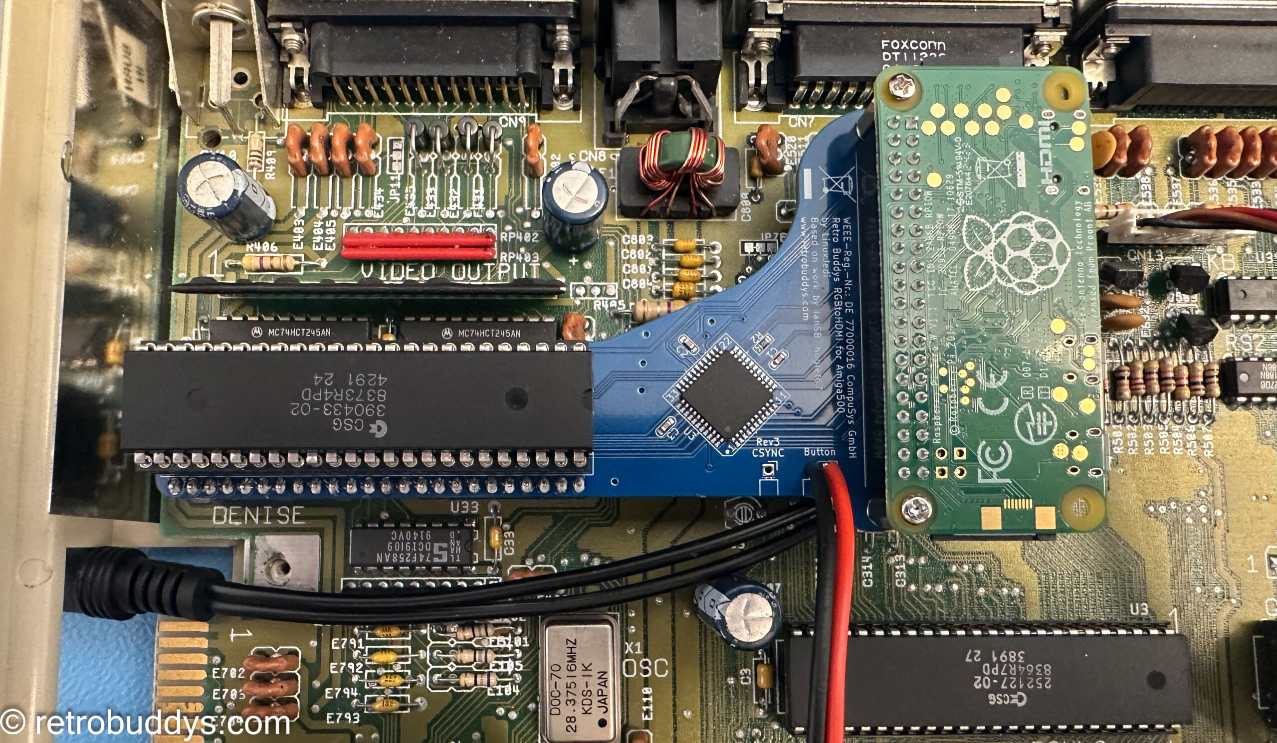 Adaptateur RGB vers HDMI pour Amiga 500, NEUF, avec audio HDMI en option – Image 15