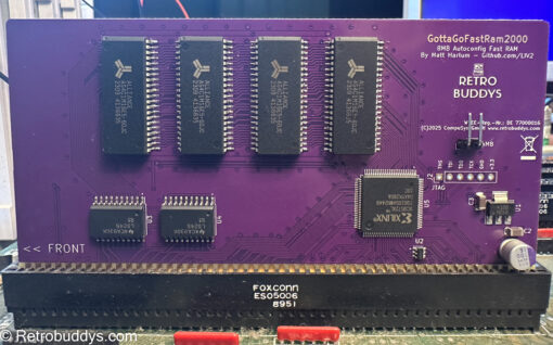 GottaGoFast 2000 8MB FastRam pour Amiga 2000 Zorro Slot *BRANCHES NOUVELLES*. – Image 4