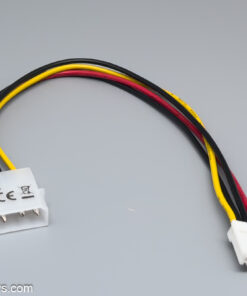 Molex to floppy adapter cable 24cm male - female 4pin