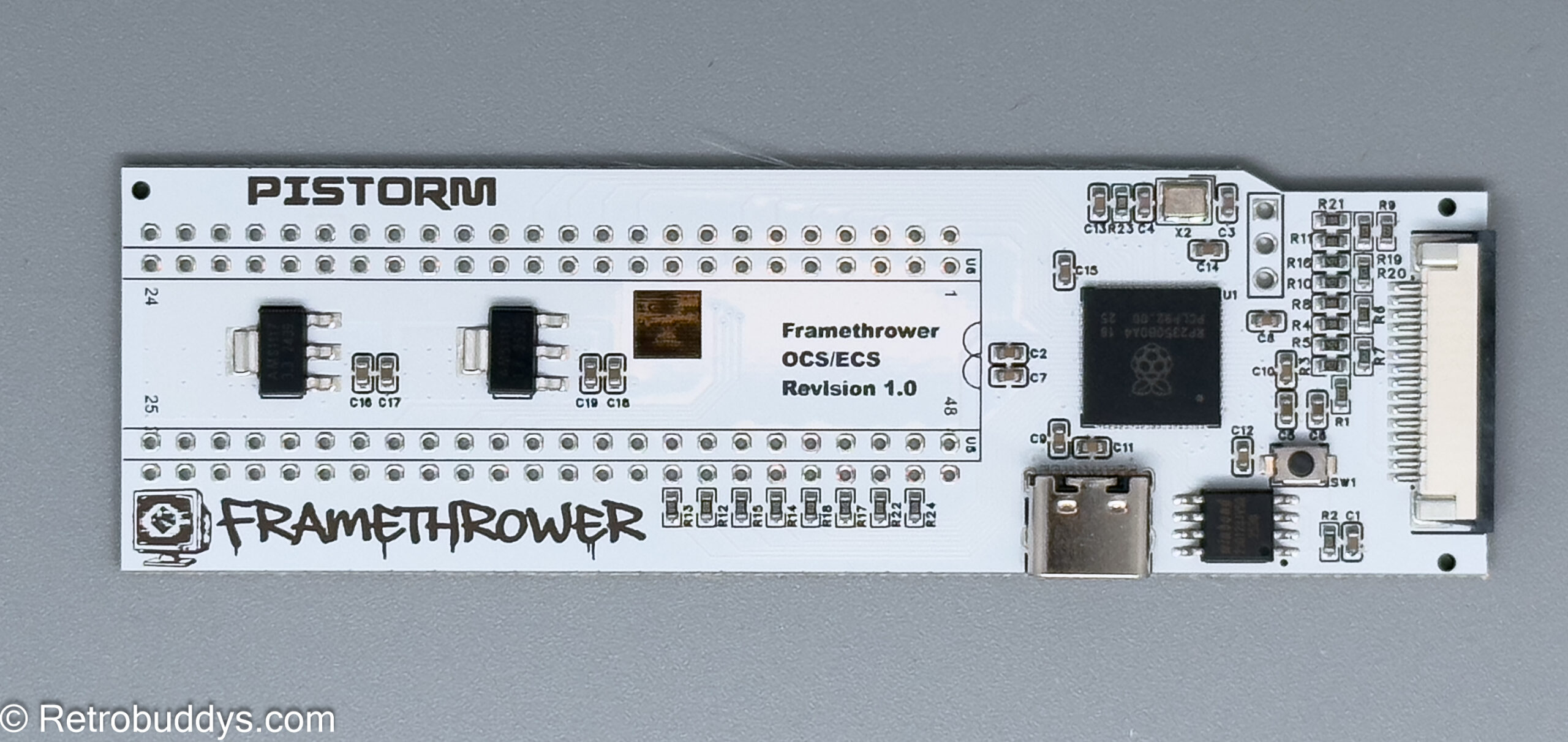 FrameThrower PiStorm RGBtoHDMI Adapter Amiga500 / Amiga2000 SOLO PCB!