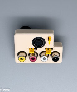 Adaptador AV Commodore C64 / C128 - S-Vídeo Compuesto y Audio I/D