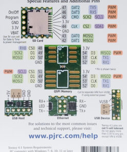 Alternative view of Teensy 4.1 mit Headern Retail Kit