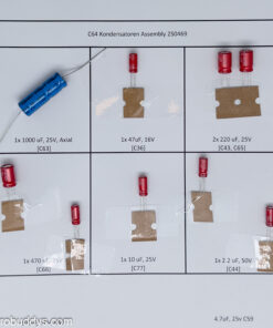 Commodore C64 Recap Kit Assy 250469