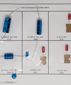 Commodore C64 Recap Kit Assy 250425