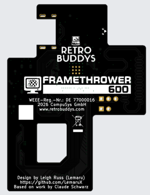 Adattatore FrameThrower PiStorm RGBtoHDMI Amiga 600