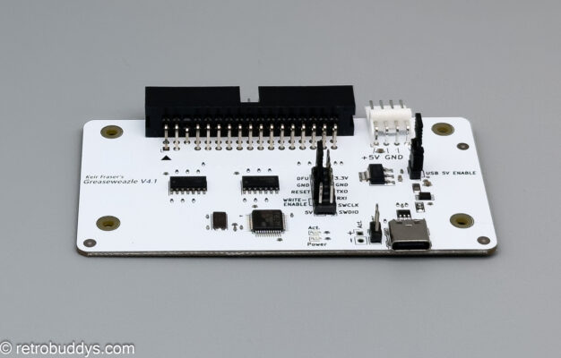 Adaptador de disquete USB Greaseweazle V4.1 - Lector/grabador Flux para Amiga, Atari y otros