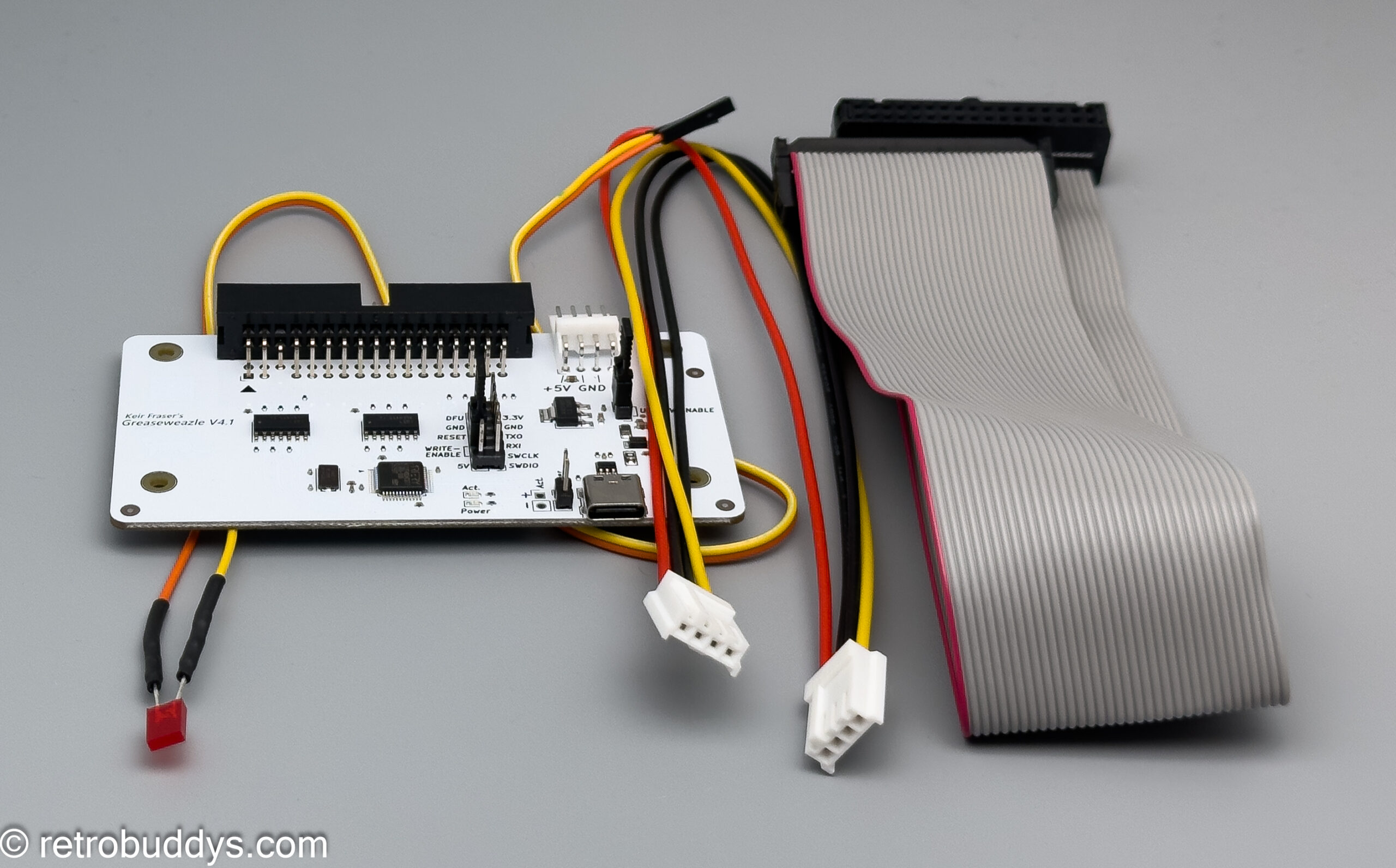 Greaseweazle V4.1 USB Floppy Adapter - Flux Reader/Writer for Amiga, Atari, and Others - Image 19