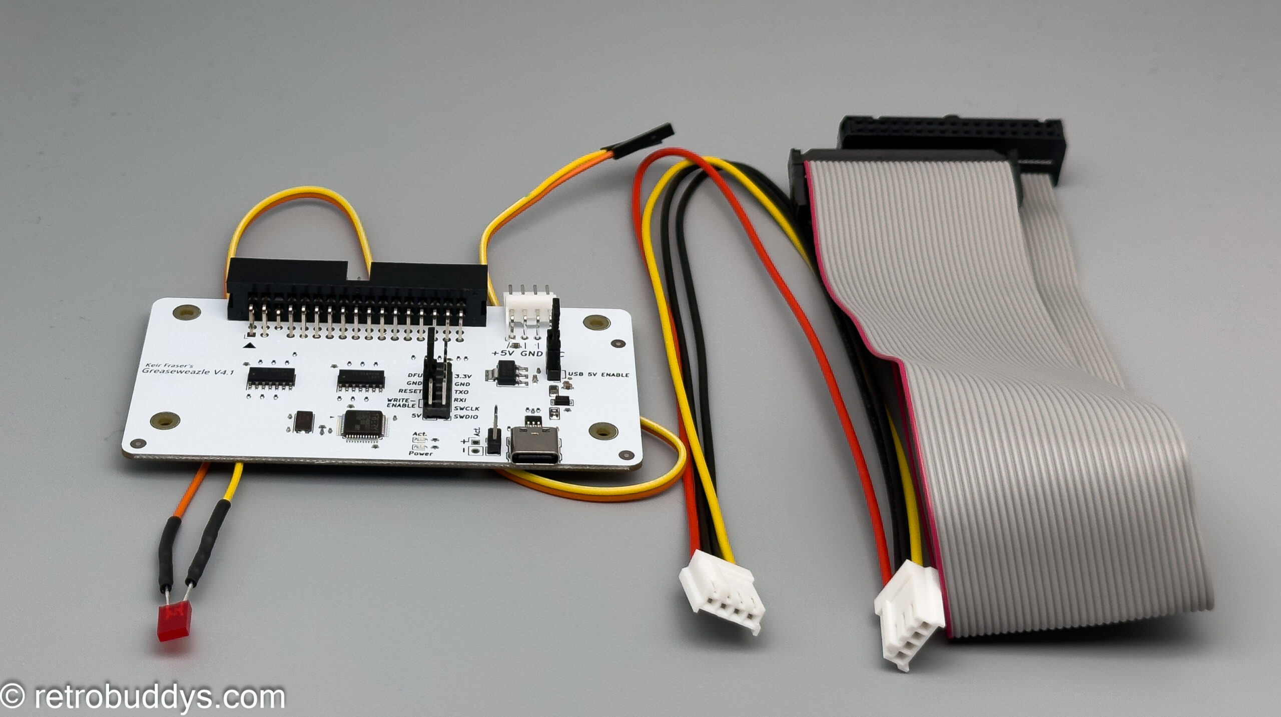 Greaseweazle V4.1 USB Floppy Adapter - Flux Reader/Writer for Amiga, Atari, and Others - Image 12